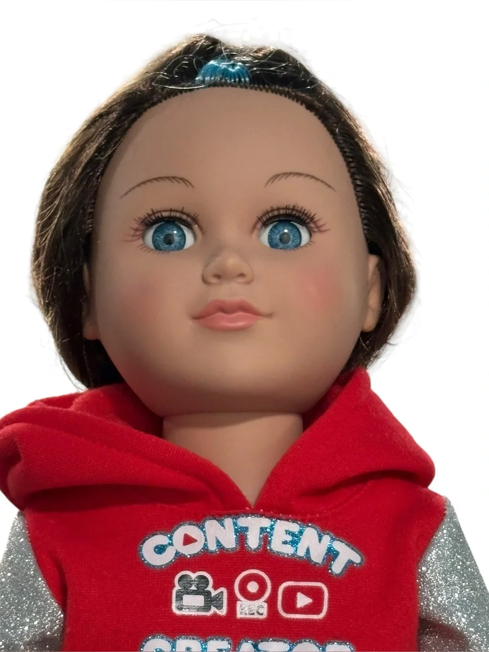 Brooklyn My Life 18 Inch Brunette Doll With Blue Eyes Poseable